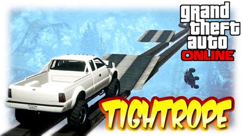 99 IMPOSSIBLE TIGHTROPE RACE GTA Online Old School Stunts YouTube