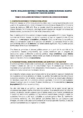 APUNTES DERECHO ROMANO 20222023 Pdf