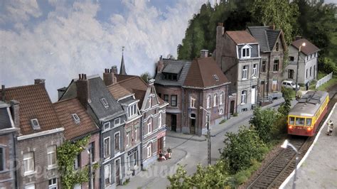 HO Scale Model Train Layout of Belgium in Museum Quality - Diorama ...