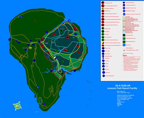 Anyone Know Or Have An Accurate Jp Map Rjurassicpark