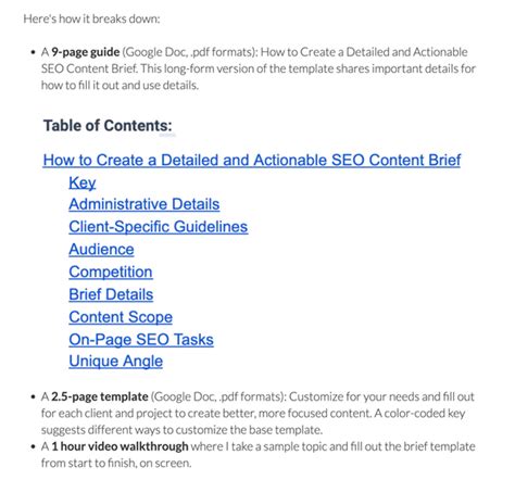 Content Brief Templates: 19 Free Downloads & Examples