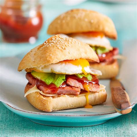 Big Brekkie Rolls Recipe Brunch Dishes Bacon And Egg Roll