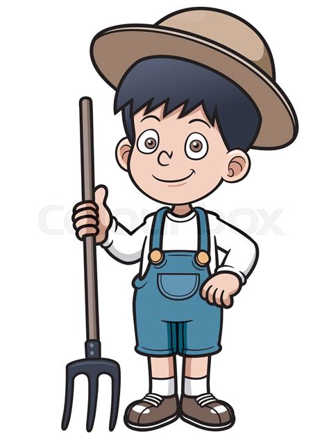 Farmer Stock Vector Colourbox