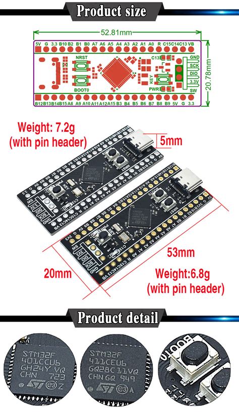 STM32F401CCU6 411CEU6 Development Board-JH B2B Wholesale&Dropship ...
