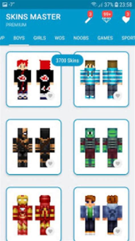 Android Için Skins Master For Minecraft Pe Apk İndir