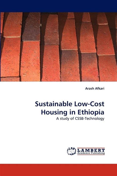 Sustainable Low Cost Housing In Ethiopia Afkari Arash Książka W Empik