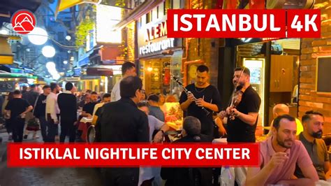 Istanbul Nightlife City Center Taksim Square Istiklal