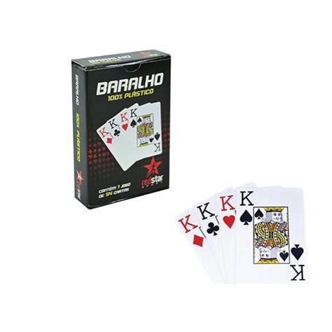 Baralho Unit Rio Cartas De Pl Stico Redstar Sport Submarino