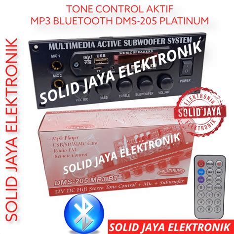 Jual Kit Tone Control Aktif Plus Mp Bluetooth Bt V Dc Dms Kontrol