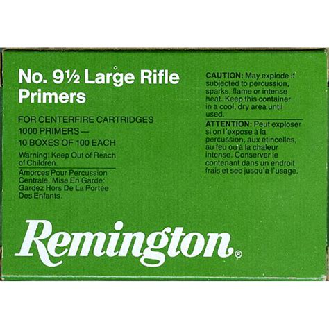 Remington Large Rifle Primers No 9 5 1000 Pk Haz Kinsey S Inc