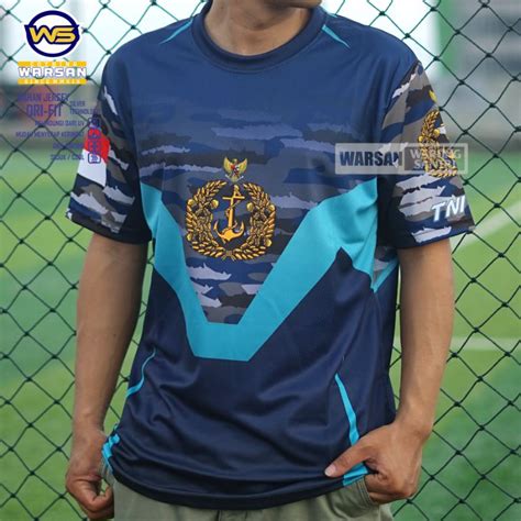 Jual Kaos Jersey Tni Al Jersey Tni Al Angkatan Laut Fullprint Kaos