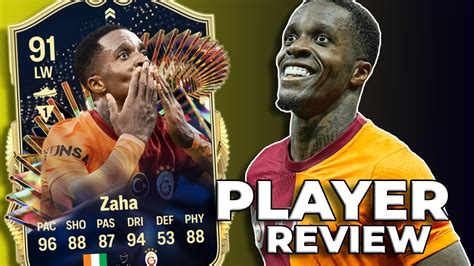 Es Una Cartaza Wilfried Zaha Tots Live Player Review Ea Fc Youtube