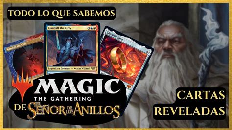 Incre Ble Crossover Nuevas Cartas Magic De El Se Or De Los Anillos