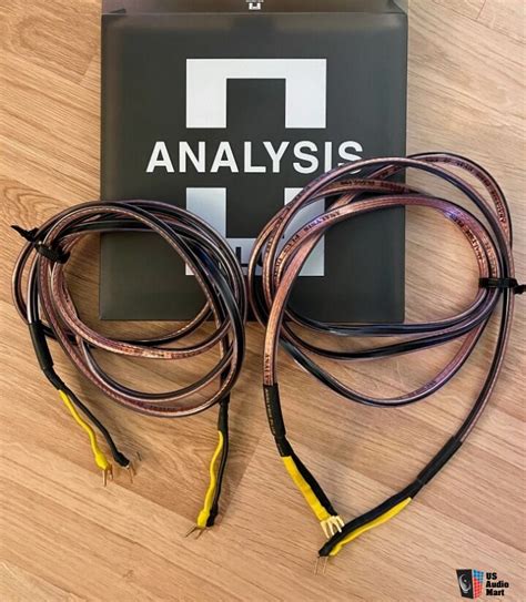 Analysis Plus Oval 12 Speaker Cables Gold Spade Connectors 8 Ft For