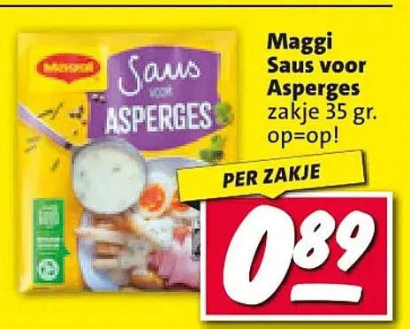 Maggi Saus Voor Asperges Aanbieding Bij Nettorama