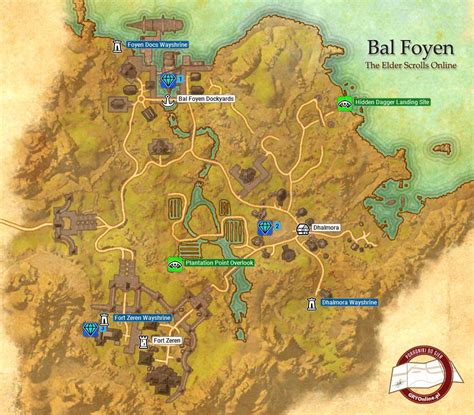 Bal Foyen Treasure Map Uncovering The Riches Of Morrowind Map Of The Usa