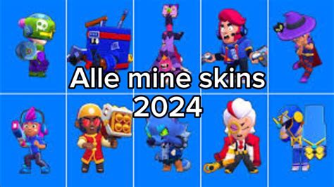 Viser Alle Mine Skins I Brawl Stars Dansk Brawl Stars Youtube