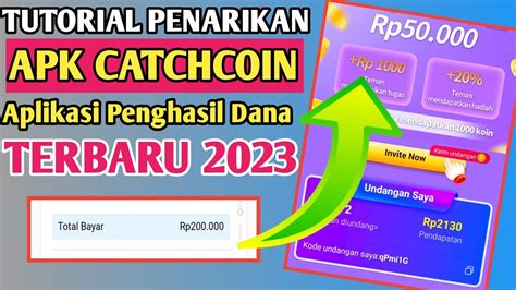 Tutorial Penarikan Aplikasi Catchcoin Aplikasi Penghasil Uang