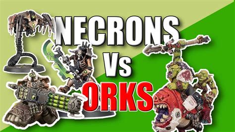 Necron Core Update Battle Report Vs Orks YouTube