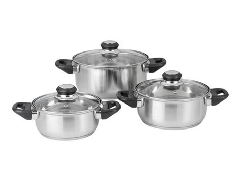 Ernesto Piece Stainless Steel Pan Set Lidl Great Britain