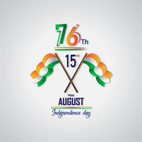 Premium Vector 76th India Independence Day Banner Design With Indian Flag