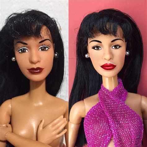 Selena Quintanilla Aaron Sculpting Brilliant Barbie Dolls Photo