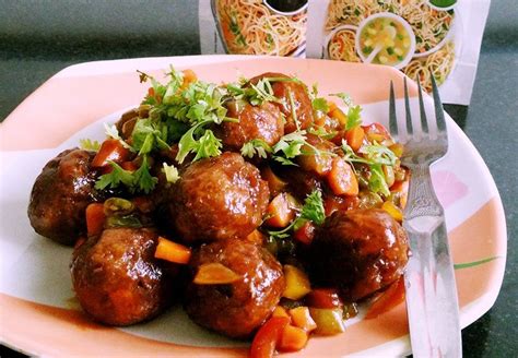 Chinese Vegetable Dry Manchurian Balls Recipe No Onion No Garlic Bhel