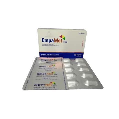 EmpaMet 5 Mg 500 Mg 10pcs Medcare BD