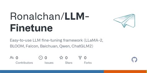 Github Ronalchan Llm Finetune Easy To Use Llm Fine Tuning Framework