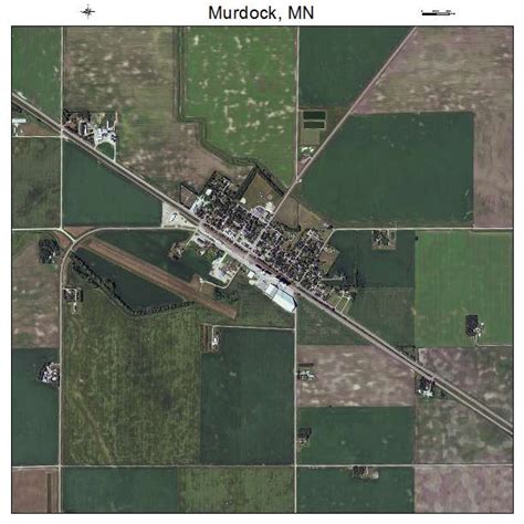 Aerial Photography Map of Murdock, MN Minnesota