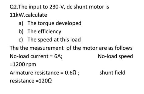 How To Calculate Efficiency Of Dc Shunt Motor Infoupdate Wallpaper Images