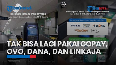 Putus Mitra Pembayaran Tiket MRT Jakarta Tidak Bisa Lagi Gunakan GoPay