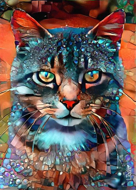 Calysto Cat Arts Num Riques Par L Roche Artmajeur Art Gallery