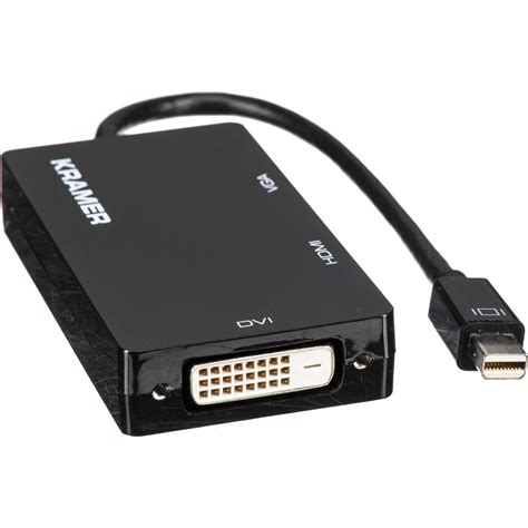 Kramer Mini DisplayPort Male To DVI HDMI Or VGA ADC MDP M4 B H