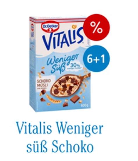 6 1 Aktion Vitalis Müsli und gratis Naked Cake Backmischung Dr Oetker Shop