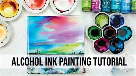 How To Paint With Alcohol Ink On Tile Alcohol Ink Alcohol Ink