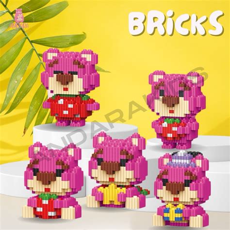 Jual Nano Block Lotso Nano Bricks Lotso Mainan Balok Nano Block Karakter Lotso Shopee Indonesia