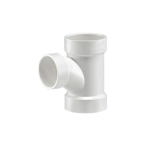 VPC 2 In X 2 In X 1 1 2 In PVC DWV All Hub Reducing Sanitary Tee