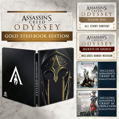 Buy Assassins Creed® Odyssey Gold Steelbook Edition For Ps4 Ubisoft