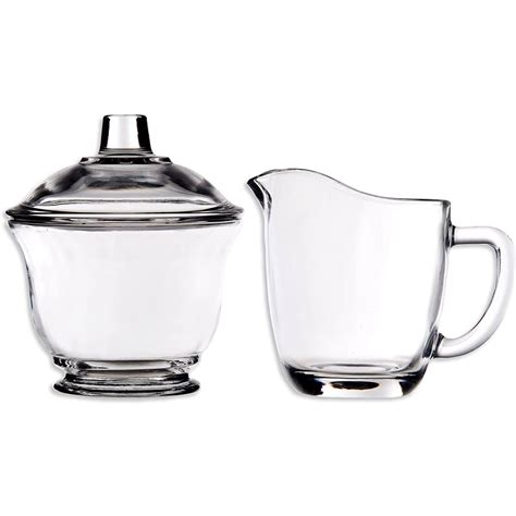 Invite Glass Sugar And Creamer Set with Lid | Shop Today. Get it Tomorrow! | takealot.com