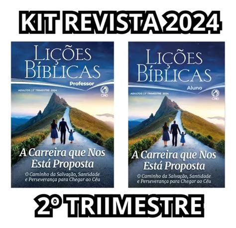 Kit Revista Adulto Ebd Cpad Professor Alunos Frete Gr Tis