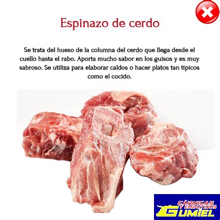 Espinazo Cerdo