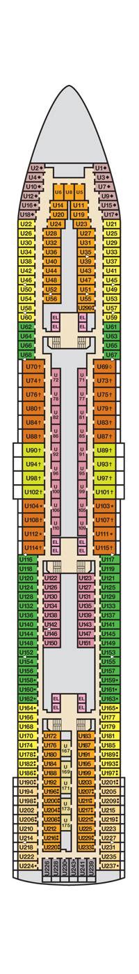 Carnival Ecstasy Deck Plans