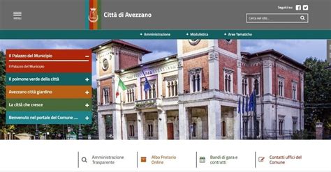 È on line il nuovo sito istituzionale del Comune di Avezzano con una