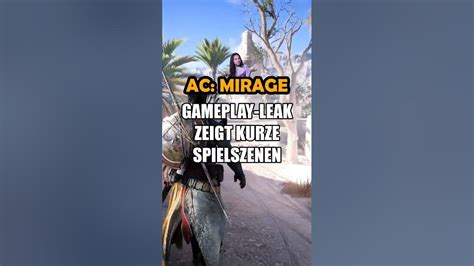 Assassins Creed Mirage Gameplay Leak Youtube