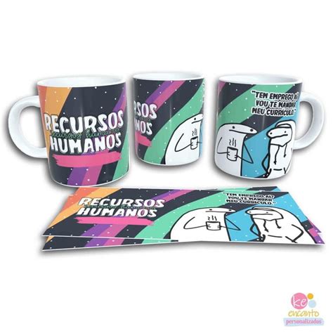 Caneca de Cerâmica Flork Profissões Recursos Humanos Elo7