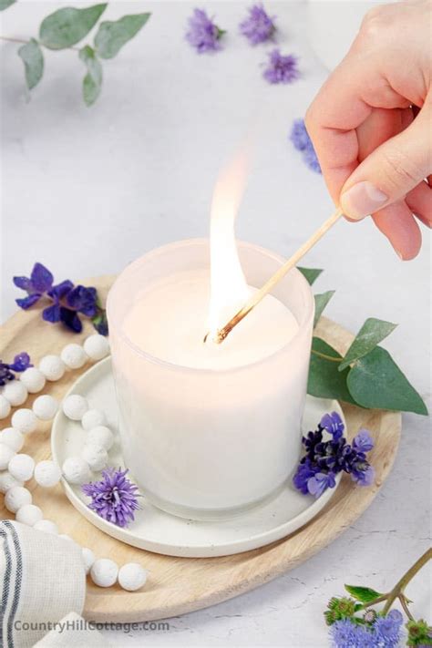 Stress Relief Candle Recipe With 8 Calming Candle Scents