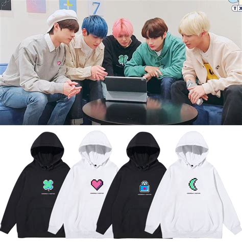 Txt Minisode Blue Hour Pixel Art Cute Icon Hoodie Fan Made Txt Universe