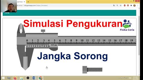 Yuk Belajar Contoh Soal Pengukuran Jangka Sorong Dan Pembahasannya