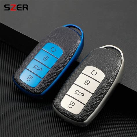 Funda De Cuero Tpu Para Llave De Coche Carcasa Protectora Sin Llave